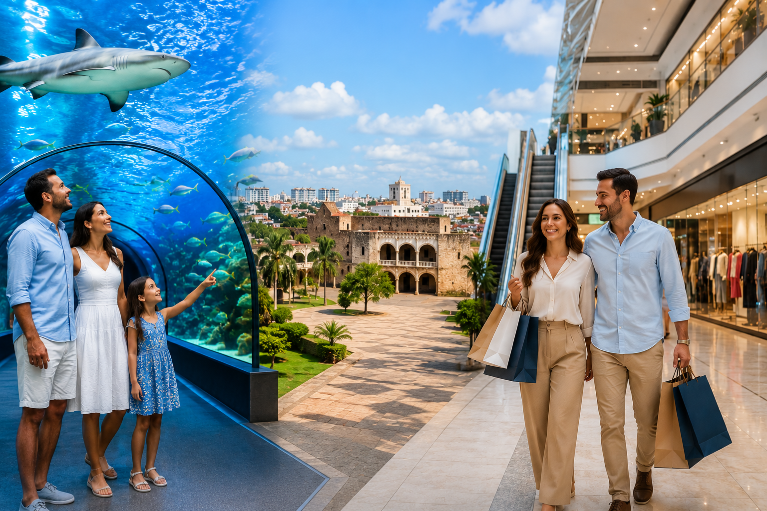 Acuario Shopping Santo Domingo privado