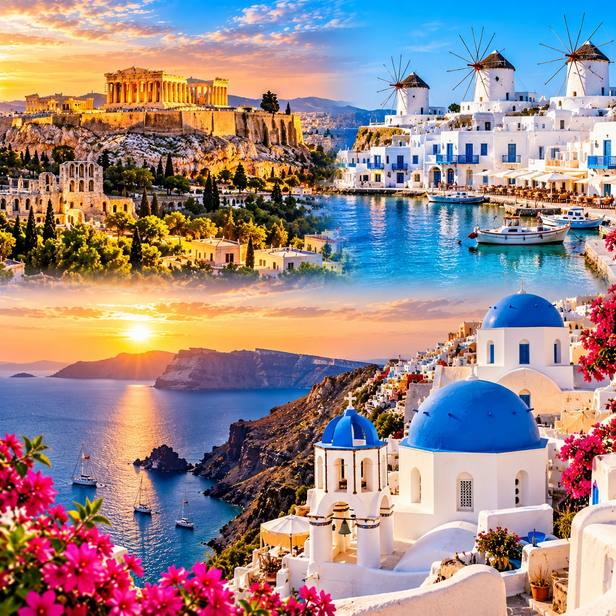 Fotografía del viaje: Atenas, Mykonos y Santorini en avión