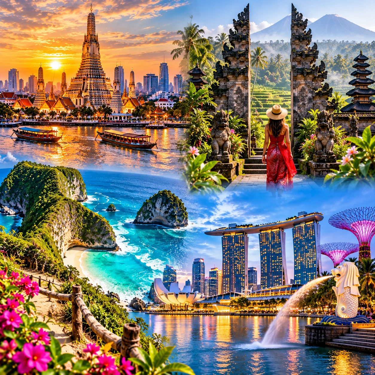 Fotografía del viaje: Bangkok, Ubud, Playas del Sur de Bali y Singapur