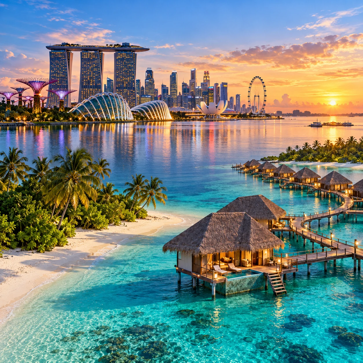 Fotografía del viaje: Singapur y Maldivas